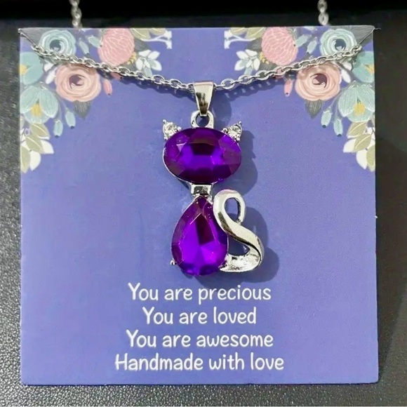Cute Cat Pendant Necklace - NWT - Picture 5 of 5